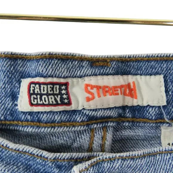 Faded Glory 1990s Vintage Mom Jeans Straight Leg Jeans High Rise Back Yoke 29